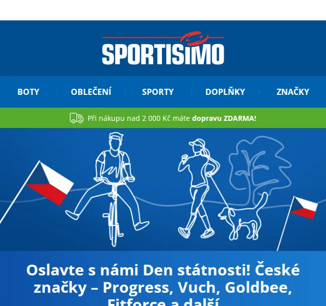 Sportisimo: České značky Progress, Vuch, Fitforce – červen 2022 | Nuslet.cz