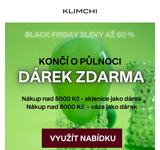 KLIMCHI: Váza jako dárek ZDARMA – červen 2026 | Nuslet.cz
