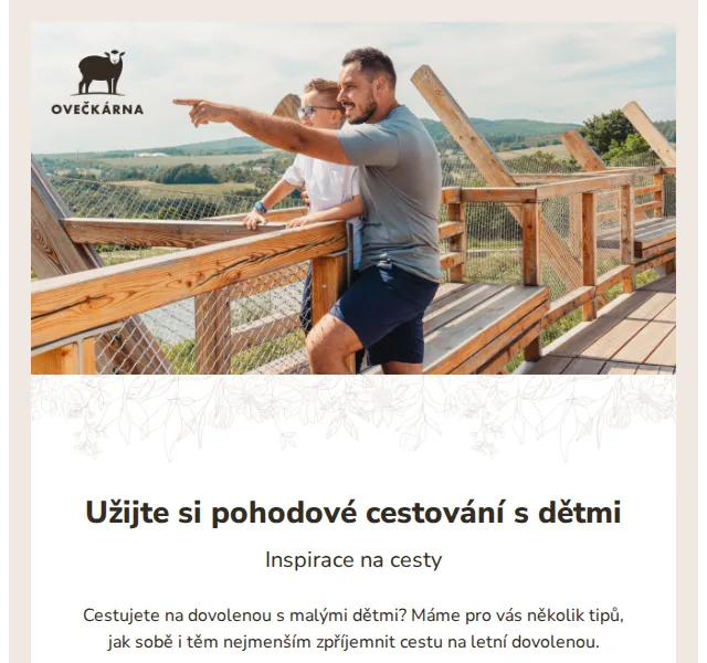 Ovečkárna: Pohodlné cestování s dětmi – červenec 2026 | Nuslet.cz