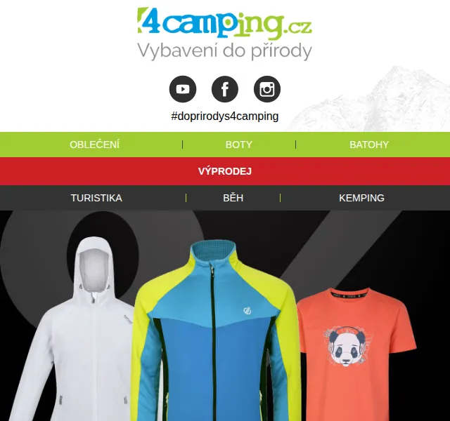 4camping.cz: Jarní Black Friday oblečení – červen 2026 | Nuslet.cz