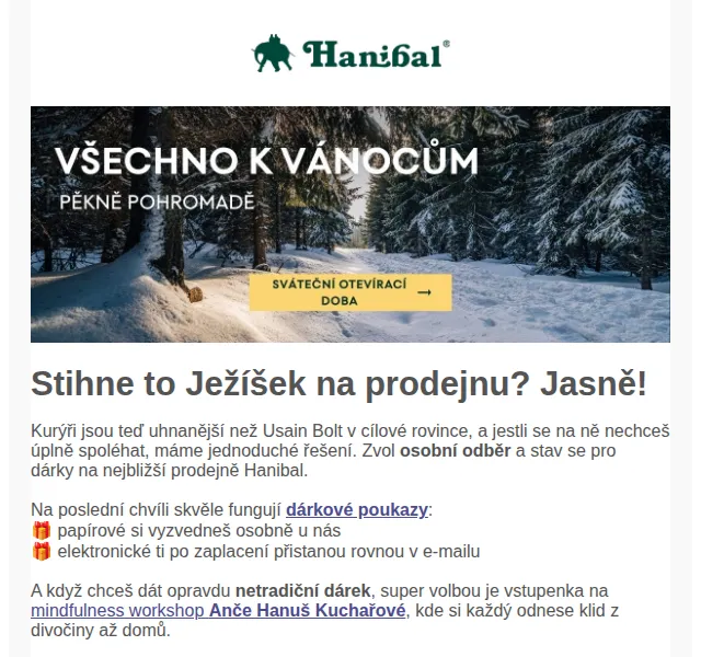 Hanibal: Dárky na poslední chvíli – červen 2026 | Nuslet.cz