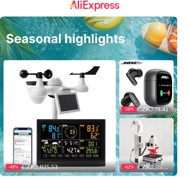 AliExpress: slevy až 67 % – srpen 2026 | Nuslet.cz