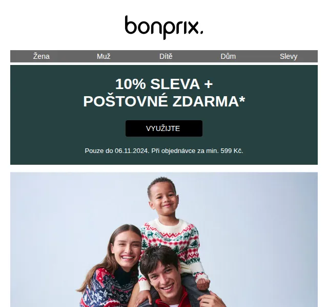 bonprix: 10% sleva a poštovné zdarma – červen 2026 | Nuslet.cz