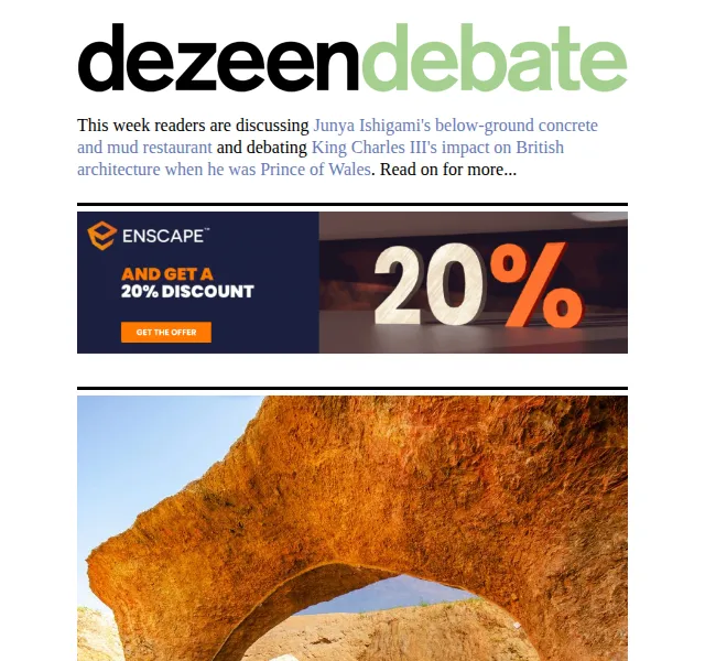 Dezeen Daily: Architektonické novinky – červen 2026 | Nuslet.cz