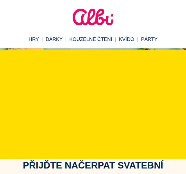 Albi: svatební doplňky a dárky – červenec 2026 | Nuslet.cz