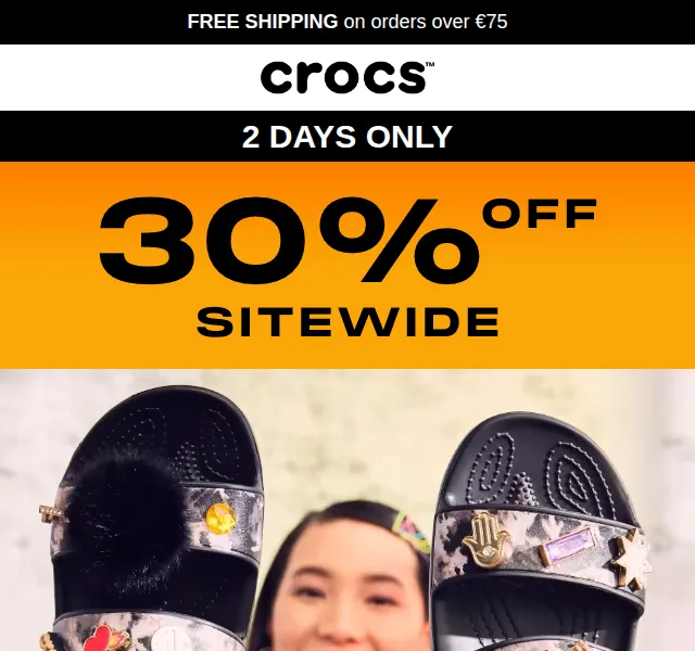 Crocs: 30% sleva na vše – červen 2026 | Nuslet.cz