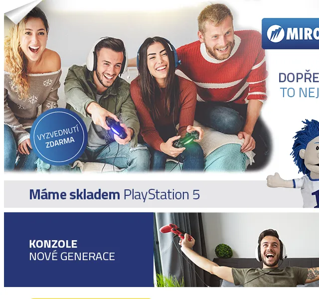 Mironet: PlayStation 5 skladem – červen 2026 | Nuslet.cz