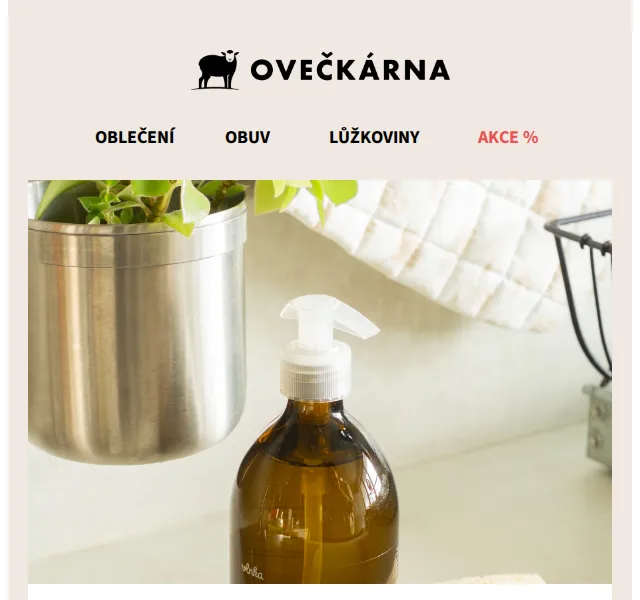 Ovečkárna: Mycí prostředek zdarma k nákupu – červen 2026 | Nuslet.cz