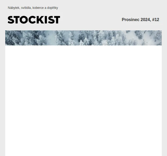 Stockist.cz: Nový nábytek, svítidla a doplňky – prosinec 2024 | Nuslet.cz