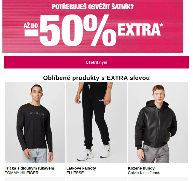 ABOUT YOU: Až -50 % EXTRA na šatník – červen 2026 | Nuslet.cz