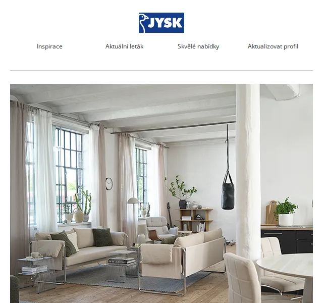 JYSK: Nový nábytek s chromovanými detaily – červen 2026 | Nuslet.cz