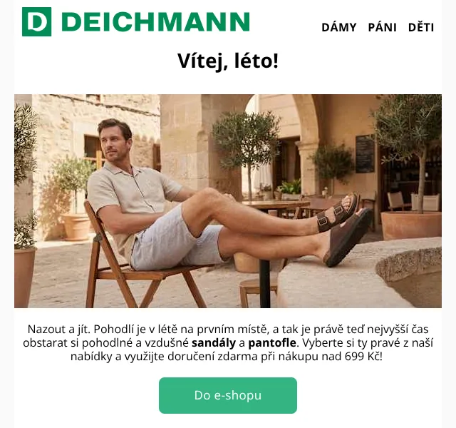 Deichmann: Sandály a pantofle – červen 2026 | Nuslet.cz