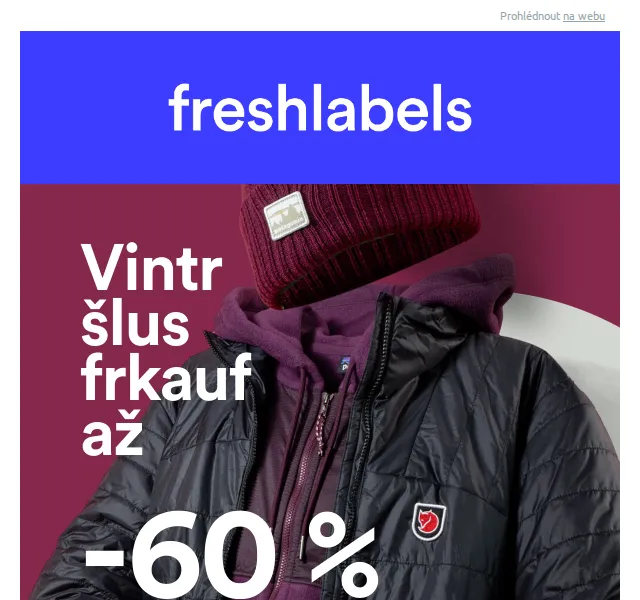 Freshlabels: Zimní doprodej se slevami až 60 % – červenec 2026 | Nuslet.cz