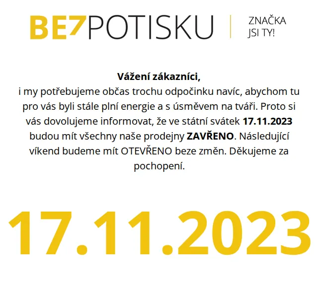 BezPotisku: Státní svátek a uzavření prodejen – červenec 2026 | Nuslet.cz