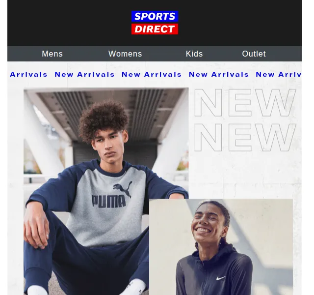 Sportsdirect: Nové kolekce Nike, Under Armour, Only – červen 2026 | Nuslet.cz