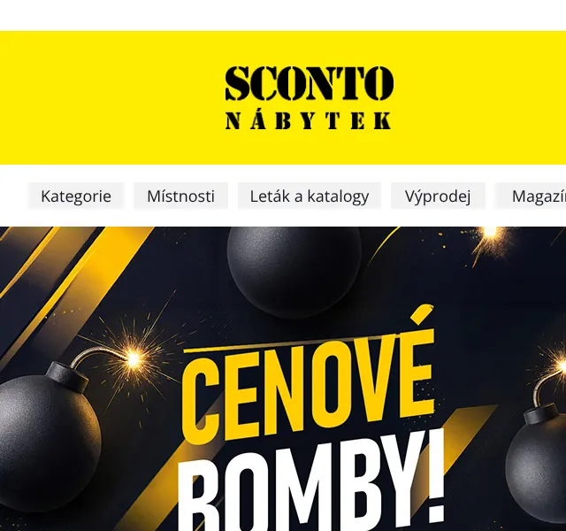 Sconto: Cenové bomby – říjen 2026