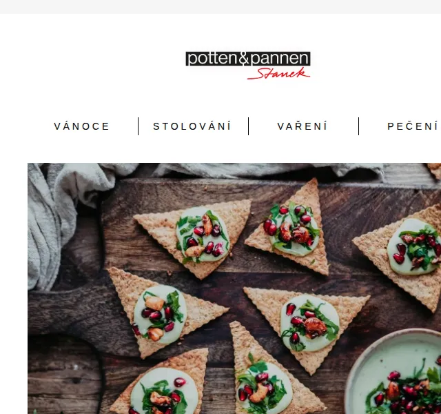 Potten & Pannen: Vánoční inspirace na jednohubky – červen 2026 | Nuslet.cz