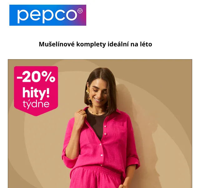 Pepco: Mušelín, sportovní kolekce Bekkin – Červen 2026