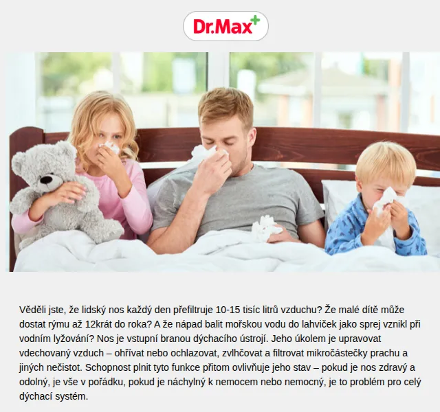 Dr.Max E-shop: Ochlazení bez nudle u nosu – červen 2026 | Nuslet.cz