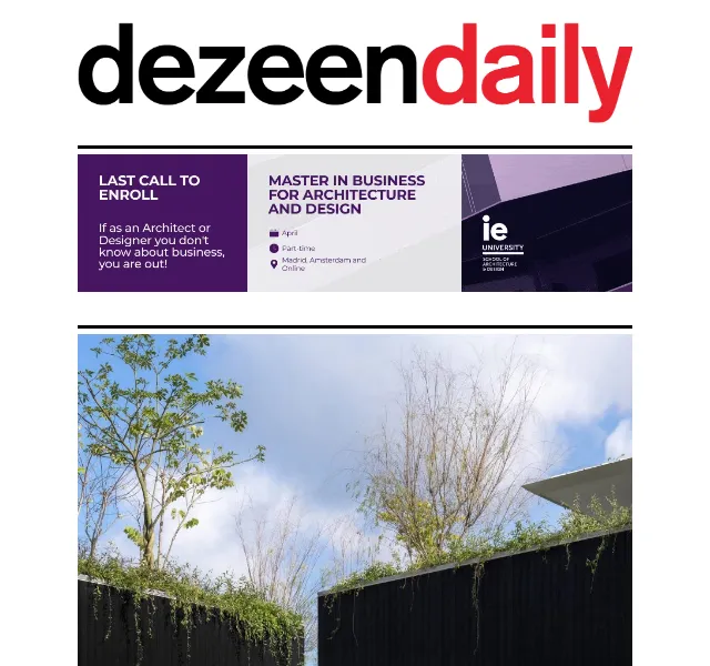 Dezeen Daily: nová kolekce architektury – červen 2026 | Nuslet.cz