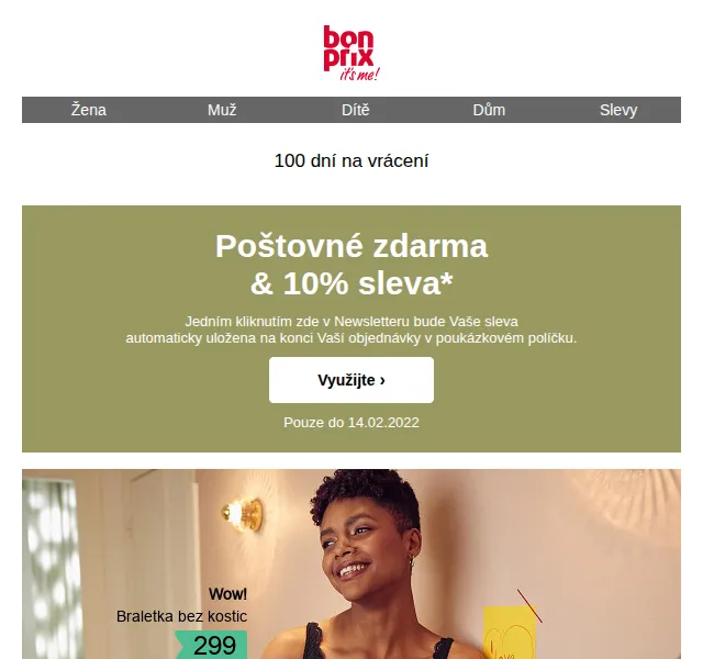 bonprix: 10% sleva + poštovné zdarma – červen 2026 | Nuslet.cz