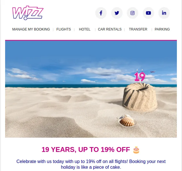 Wizz Air: sleva až 19 % na letenky – červen 2026 | Nuslet.cz