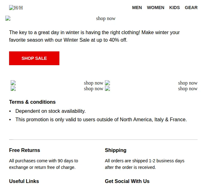 Helly Hansen: Winter Sale až 40 % sleva – červen 2026 | Nuslet.cz