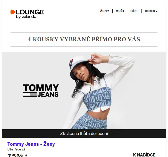 Lounge by Zalando: Tommy Jeans, Palladium – sleva až 75 % červen 2026 | Nuslet.cz