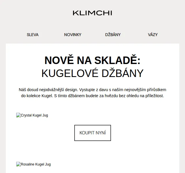 Klimchi: Nová kolekce džbánů a váz – červen 2026 | Nuslet.cz