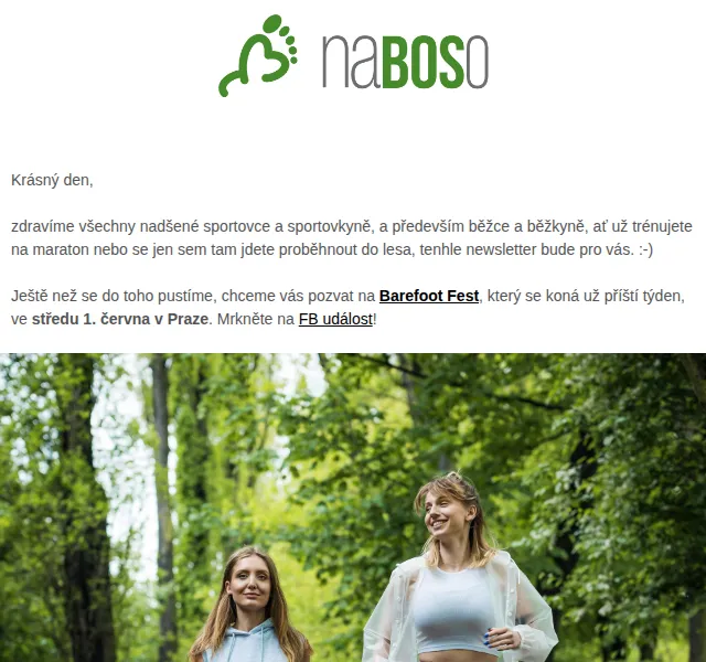 naBOSo: Tipy na běžecké barefoot boty – červen 2026 | Nuslet.cz