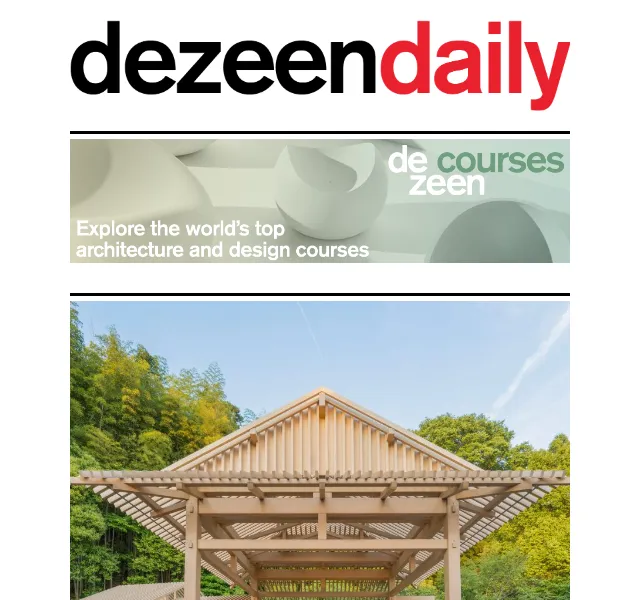 Dezeen Daily: Architektura a design – červen 2026 | Nuslet.cz