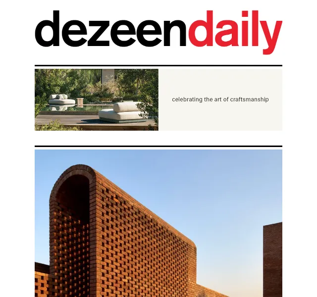 Dezeen Daily: Architektonické novinky – červen 2026 | Nuslet.cz