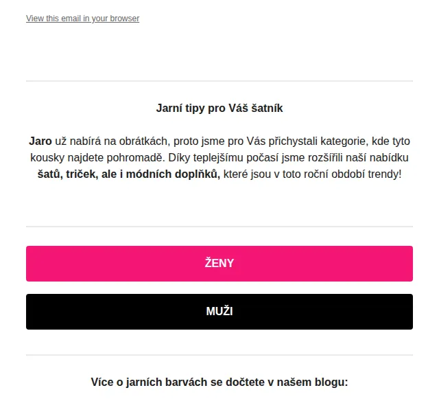 Fade: Jarní kolekce šatů, triček a doplňků – červen 2026 | Nuslet.cz