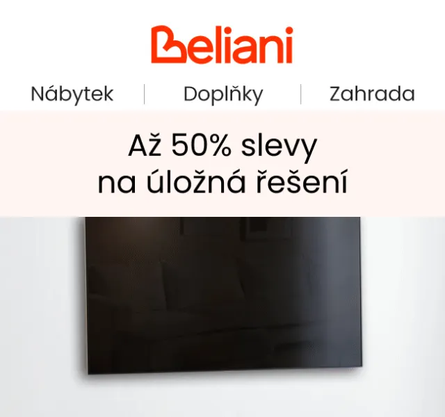 Beliani.cz: až 50 % slevy na nábytek – srpen 2026