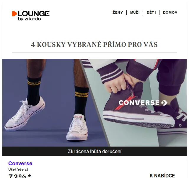 Lounge by Zalando: Converse, O'Neill a Vero Moda – červen 2026 | Nuslet.cz