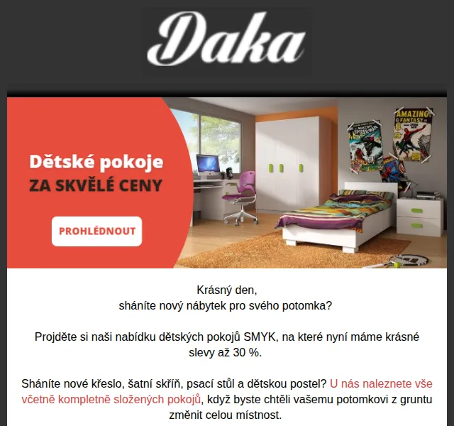 Dakanabytek: Dětské pokoje SMYK sleva 30 % – červenec 2026 | Nuslet.cz