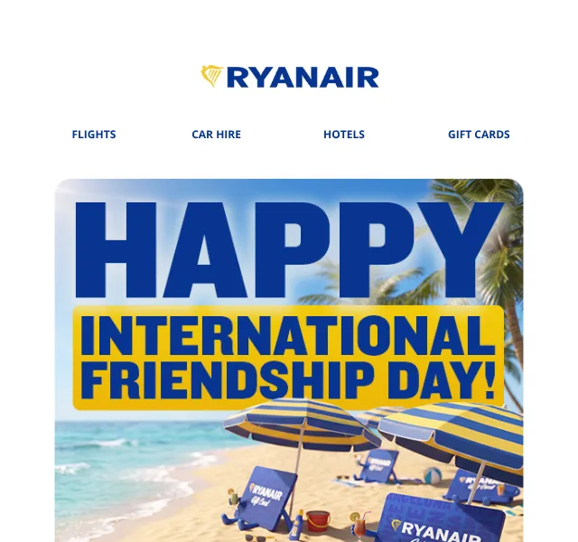 Ryanair: Dárkové karty na lety – červenec 2026 | Nuslet.cz