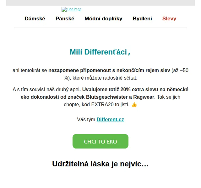 Different: Extra 20% sleva na Blutsgeschwister a Ragwear – červen 2026 | Nuslet.cz