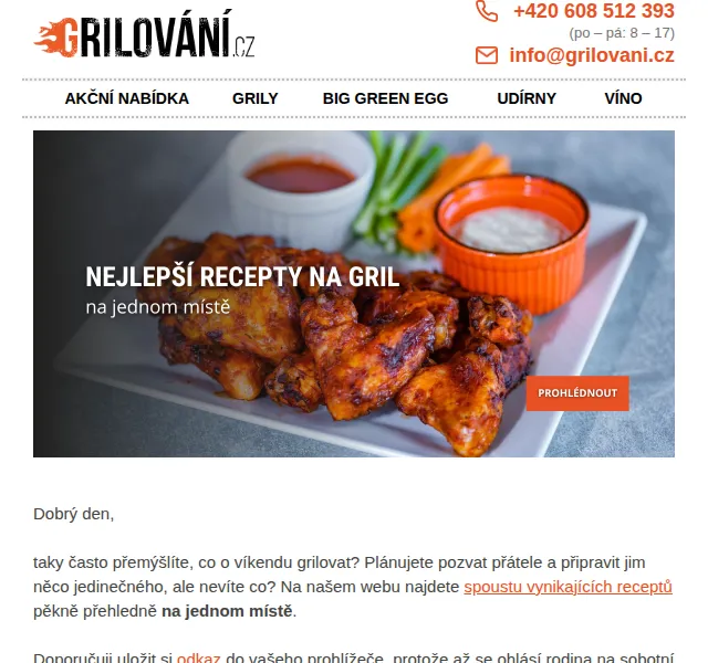 Grilování.cz - Tomáš Dytrych: Recepty na gril zdarma – červen 2026 | Nuslet.cz