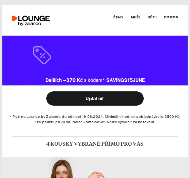 Lounge by Zalando: Lindex, Champion, Ulla Popken – červen 2026 | Nuslet.cz