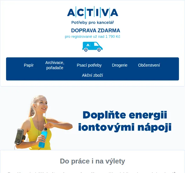 Activa: Dárek k nákupu nápojů – červen 2026 | Nuslet.cz