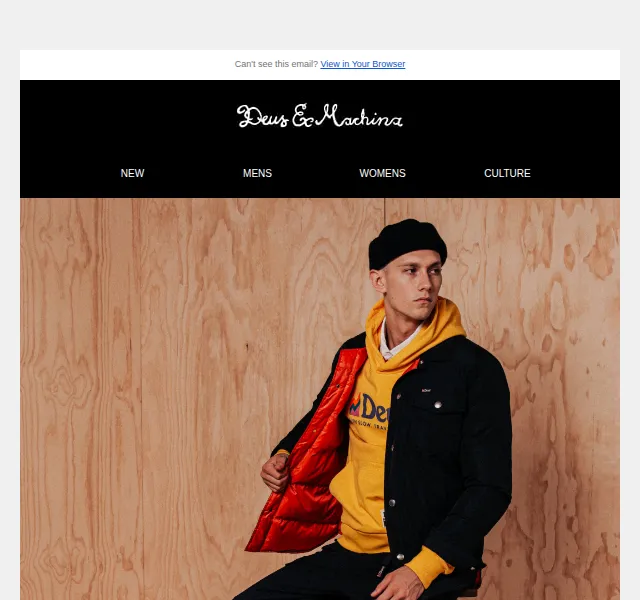 Deus Ex Machina Europe: Alpine Padded Overshirt a outdoor kolekce – červen 2026 | Nuslet.cz