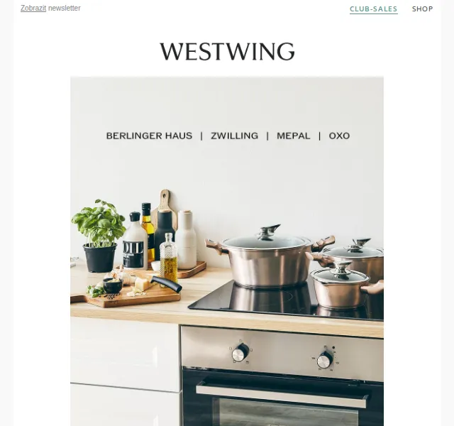 Westwing: Investice do kuchyně – červen 2026 | Nuslet.cz
