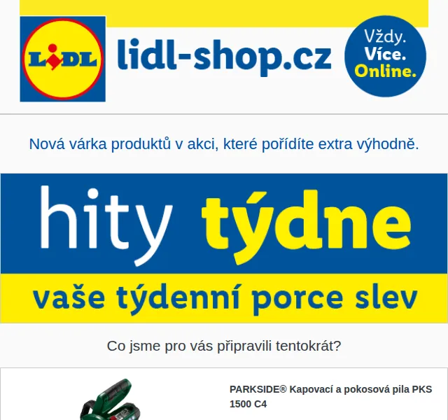 Lidl: Slevy až 57 % na Parkside nářadí – červen 2026 | Nuslet.cz
