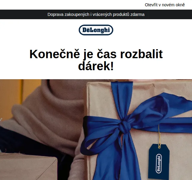 De'Longhi: sleva 15 % na vybrané produkty – červenec 2026 | Nuslet.cz