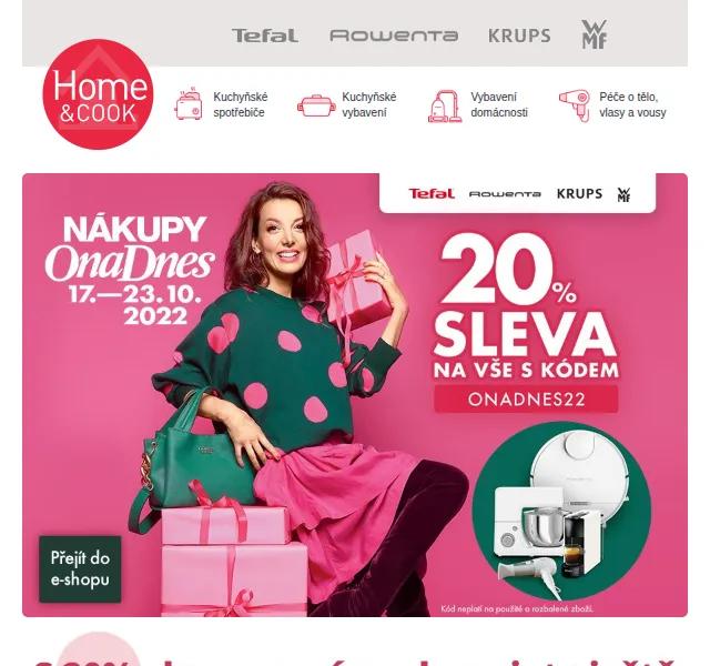 Home & Cook: 20% sleva na vše – červen 2026 | Nuslet.cz