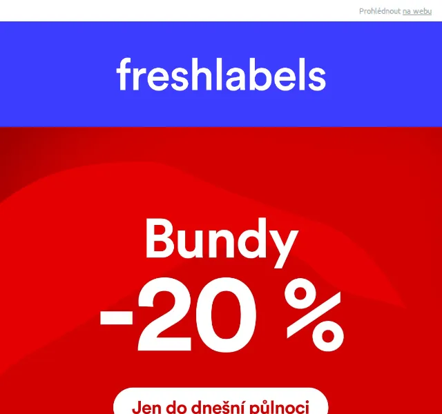 Freshlabels: 20 % na bundy – červenec 2026 | Nuslet.cz