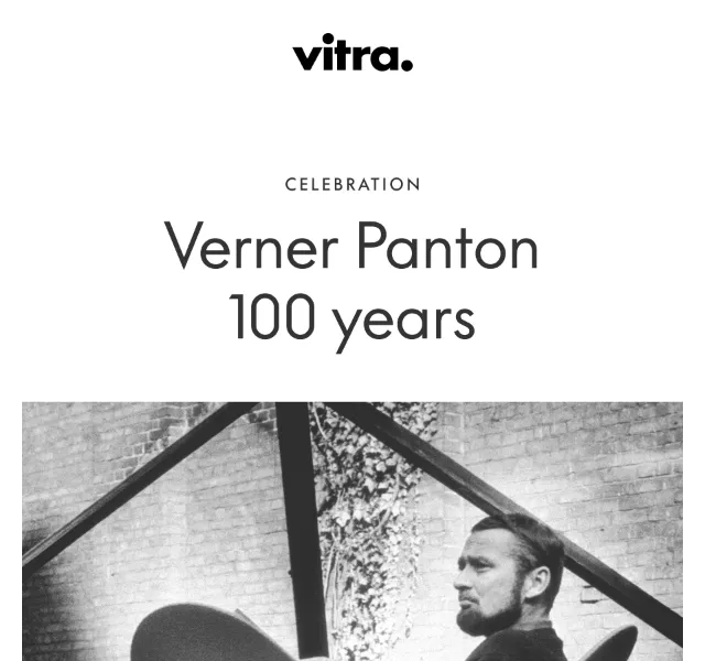 Vitra: Verner Panton 100 let – limitovaná edice – červenec 2026 | Nuslet.cz