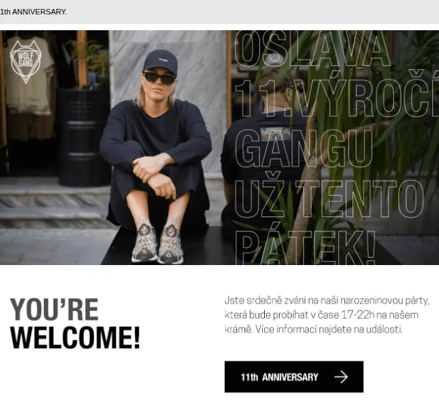 Wolfgangstore: Narozeninová párty – červen 2026 | Nuslet.cz