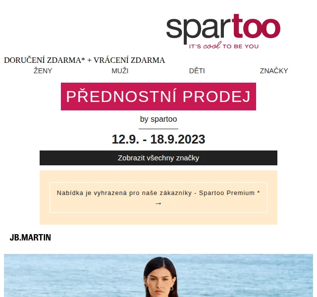 Spartoo: Až -50 % na JB Martin, Primigi a Yurban – červen 2026 | Nuslet.cz